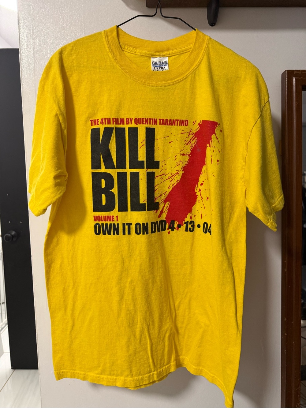 2005 Kill Bill Yellow Graphic Tee